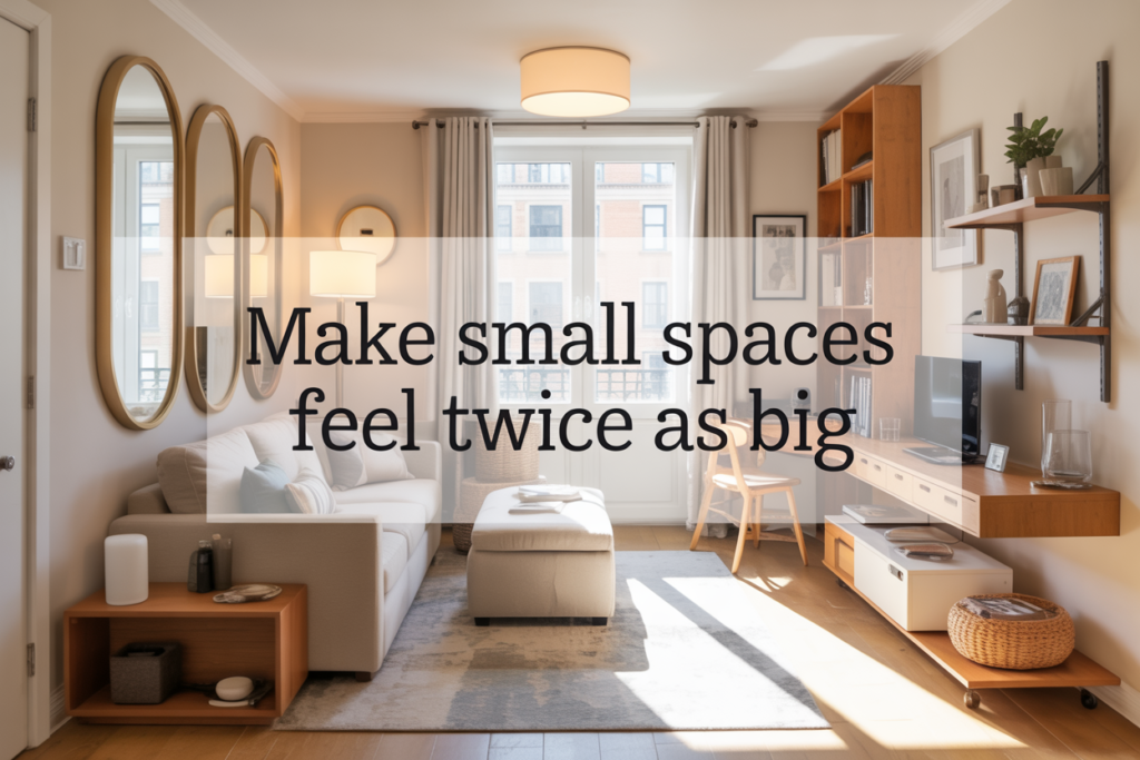 How to Make Small Spaces Feel Twice as Big